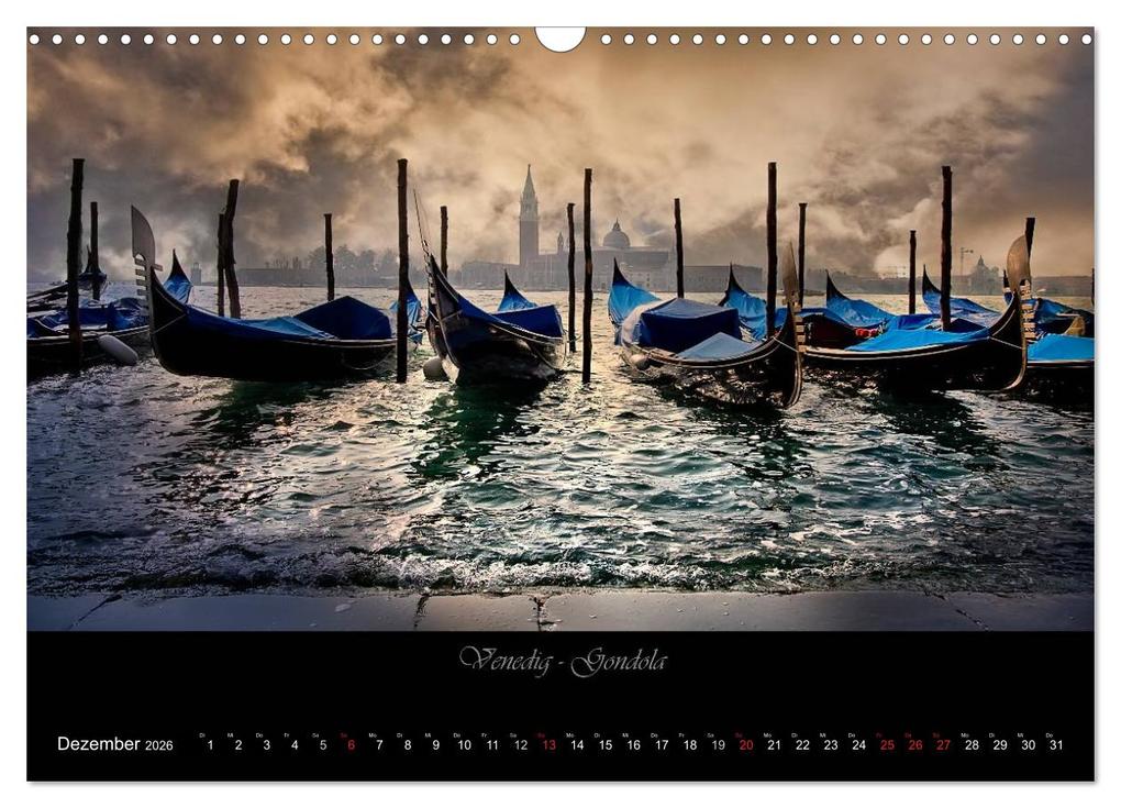 Weitere Ansicht: Venedig - La Serenissima (Wandkalender 2026 DIN A3 quer), CALVENDO Monatskalender | Lothar R. Hentschel, Calvendo