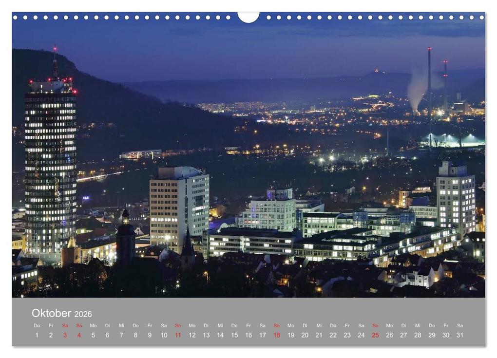 Weitere Ansicht: Jena in Thüringen (Wandkalender 2026 DIN A3 quer), CALVENDO Monatskalender | Gerd Gropp, Calvendo