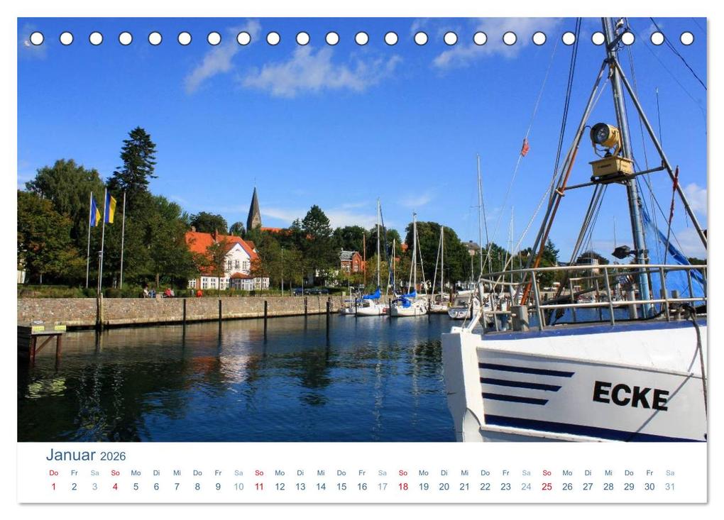 Weitere Ansicht: Eckernförde 2026. Impressionen rund um den Hafen (Tischkalender 2026 DIN A5 quer), CALVENDO Monatskalender | Steffani Lehmann, Calvendo