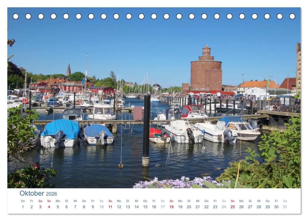 Weitere Ansicht: Eckernförde 2026. Impressionen rund um den Hafen (Tischkalender 2026 DIN A5 quer), CALVENDO Monatskalender | Steffani Lehmann, Calvendo
