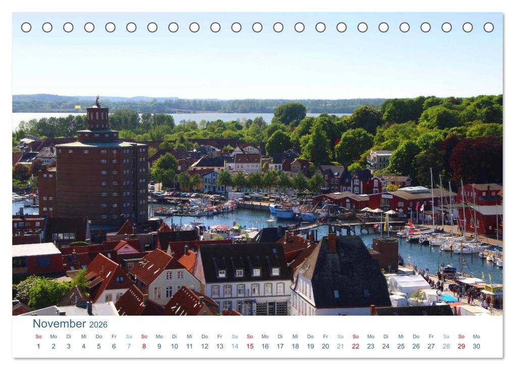 Weitere Ansicht: Eckernförde 2026. Impressionen rund um den Hafen (Tischkalender 2026 DIN A5 quer), CALVENDO Monatskalender | Steffani Lehmann, Calvendo