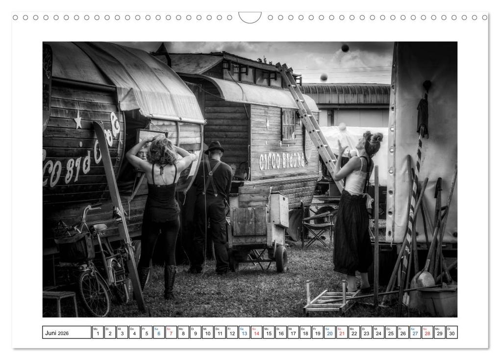 Weitere Ansicht: Unterwegs mit dem Zirkus (Wandkalender 2026 DIN A3 quer), CALVENDO Monatskalender | Alain Gaymard, Calvendo