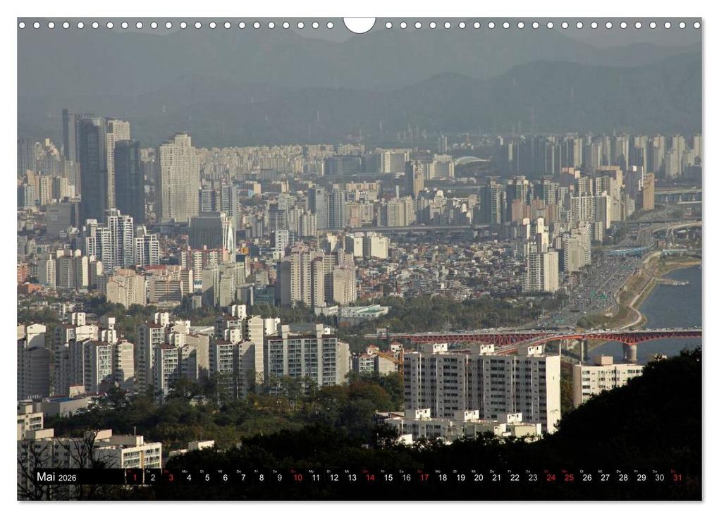 Weitere Ansicht: Seoul (Wandkalender 2026 DIN A3 quer), CALVENDO Monatskalender | Peter Schickert, Calvendo