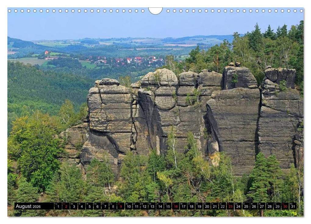Weitere Ansicht: Elbsandsteingebirge (Wandkalender 2026 DIN A3 quer), CALVENDO Monatskalender | LianeM LianeM, Calvendo, LianeM