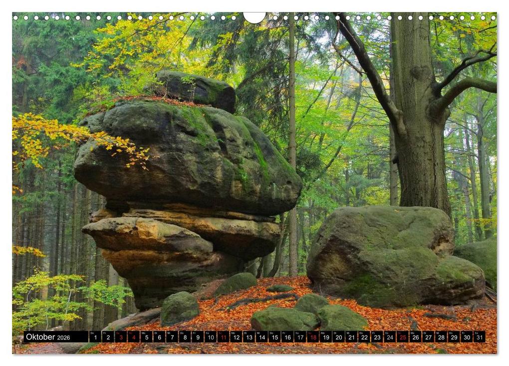 Weitere Ansicht: Elbsandsteingebirge (Wandkalender 2026 DIN A3 quer), CALVENDO Monatskalender | LianeM LianeM, Calvendo, LianeM