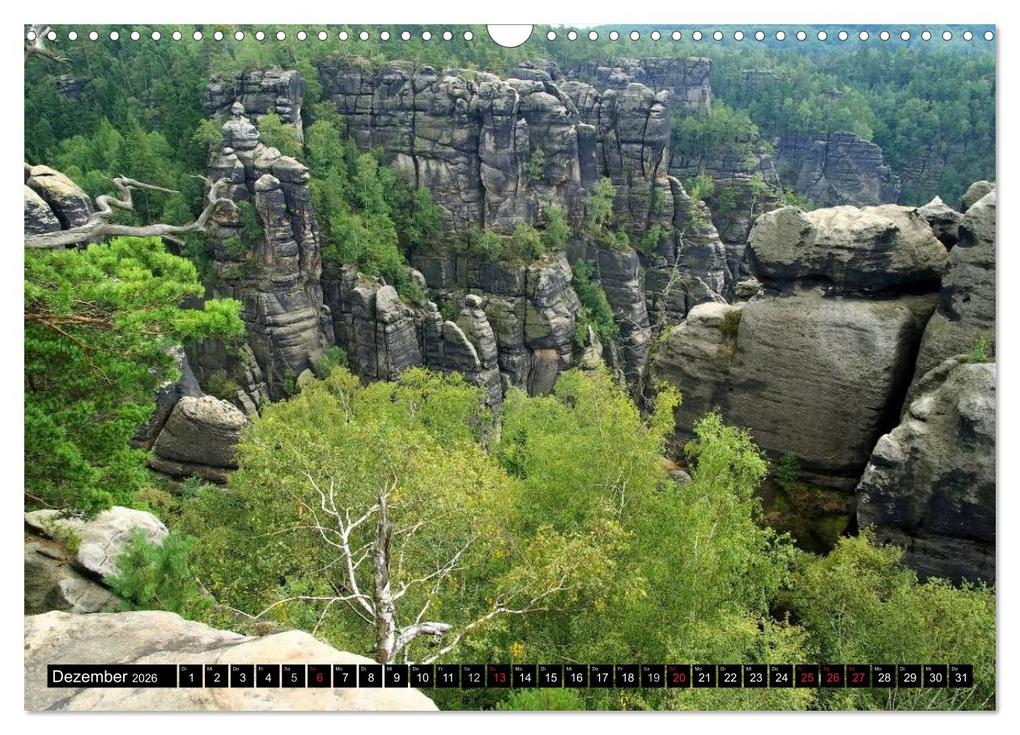 Weitere Ansicht: Elbsandsteingebirge (Wandkalender 2026 DIN A3 quer), CALVENDO Monatskalender | LianeM LianeM, Calvendo, LianeM