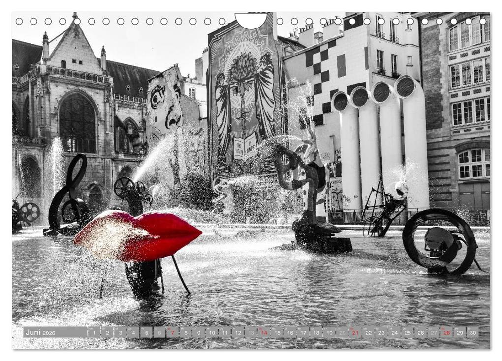 Weitere Ansicht: Schwarz - Weiß - Rot (Wandkalender 2026 DIN A4 quer), CALVENDO Monatskalender | Reinhold Ratzer, Calvendo