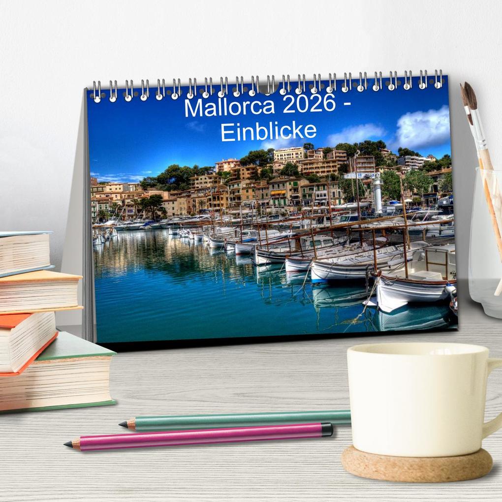 Weitere Ansicht: Mallorca 2026 - Einblicke (Tischkalender 2026 DIN A5 quer), CALVENDO Monatskalender | Juergen Seibertz, Calvendo