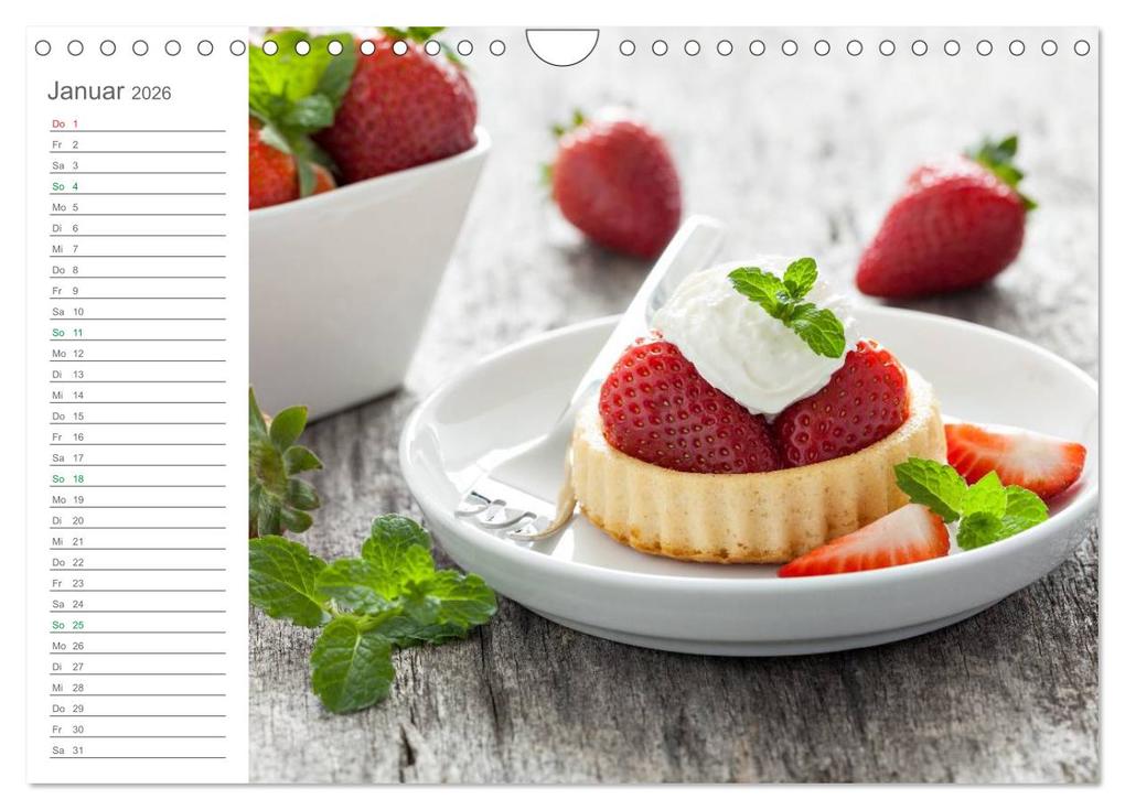 Weitere Ansicht: Mhhh ... Kuchenzeit Mein Küchenplaner (Wandkalender 2026 DIN A4 quer), CALVENDO Monatskalender | Corinna Gissemann, Calvendo