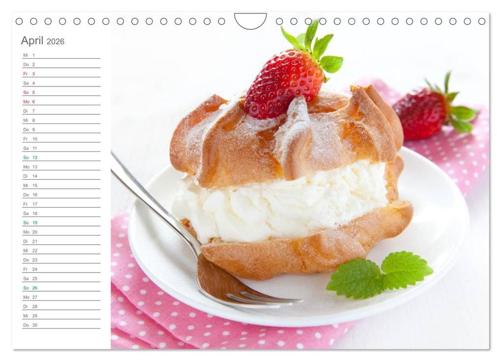Weitere Ansicht: Mhhh ... Kuchenzeit Mein Küchenplaner (Wandkalender 2026 DIN A4 quer), CALVENDO Monatskalender | Corinna Gissemann, Calvendo