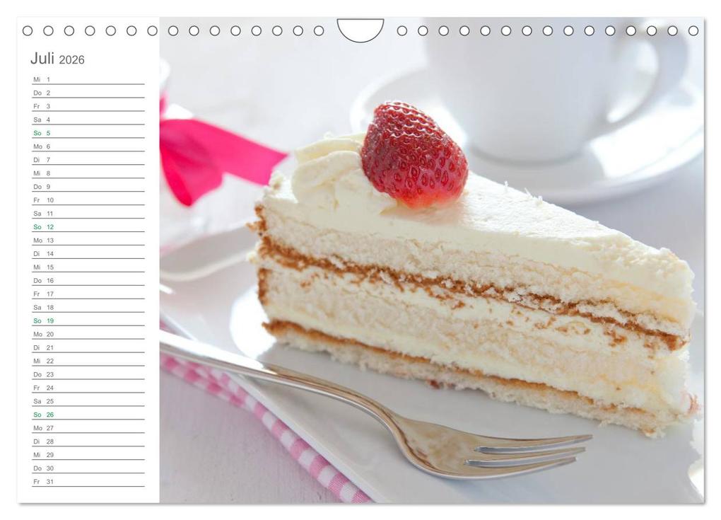 Weitere Ansicht: Mhhh ... Kuchenzeit Mein Küchenplaner (Wandkalender 2026 DIN A4 quer), CALVENDO Monatskalender | Corinna Gissemann, Calvendo