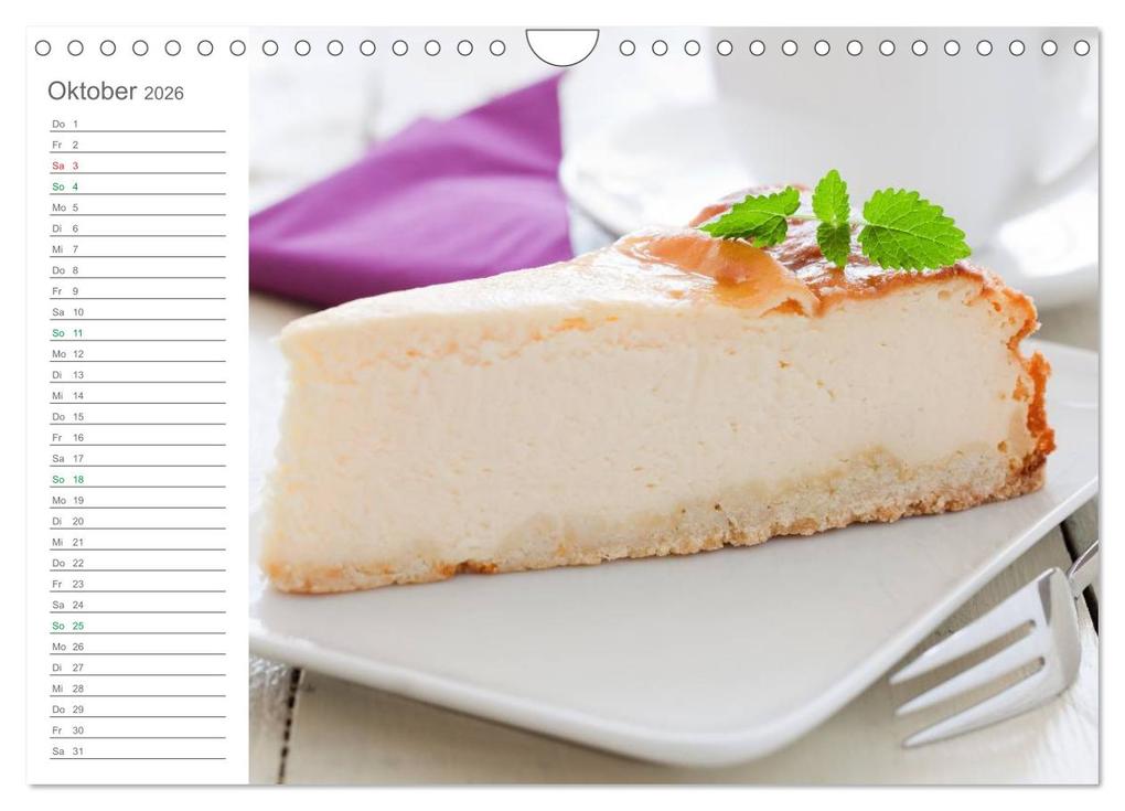 Weitere Ansicht: Mhhh ... Kuchenzeit Mein Küchenplaner (Wandkalender 2026 DIN A4 quer), CALVENDO Monatskalender | Corinna Gissemann, Calvendo