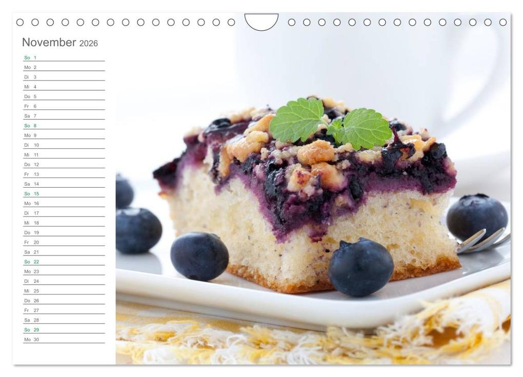 Weitere Ansicht: Mhhh ... Kuchenzeit Mein Küchenplaner (Wandkalender 2026 DIN A4 quer), CALVENDO Monatskalender | Corinna Gissemann, Calvendo