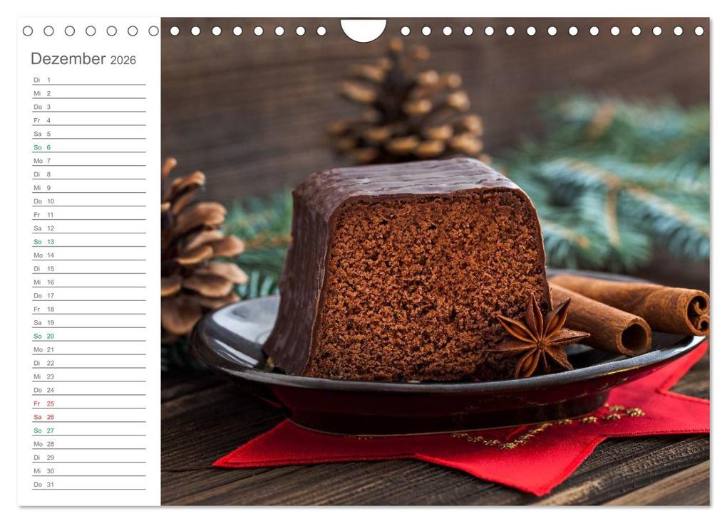 Weitere Ansicht: Mhhh ... Kuchenzeit Mein Küchenplaner (Wandkalender 2026 DIN A4 quer), CALVENDO Monatskalender | Corinna Gissemann, Calvendo