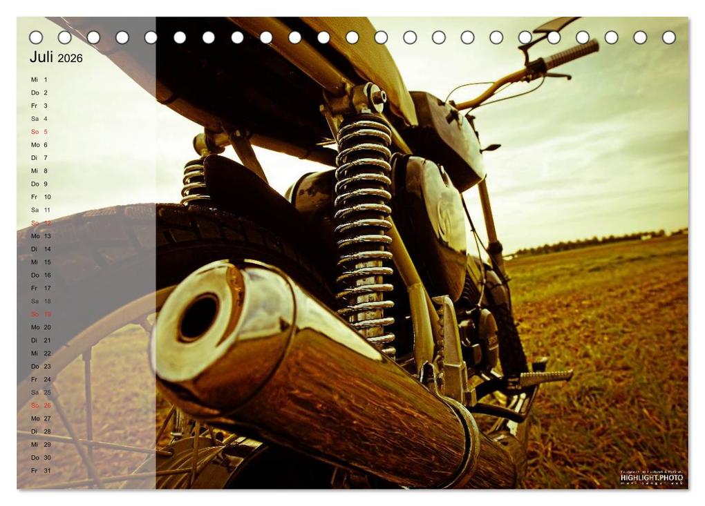 Weitere Ansicht: Simson S51 (Tischkalender 2026 DIN A5 quer), CALVENDO Monatskalender | Maxi Sängerlaub, Calvendo