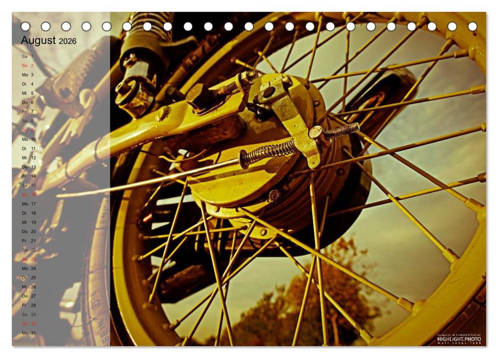 Weitere Ansicht: Simson S51 (Tischkalender 2026 DIN A5 quer), CALVENDO Monatskalender | Maxi Sängerlaub, Calvendo