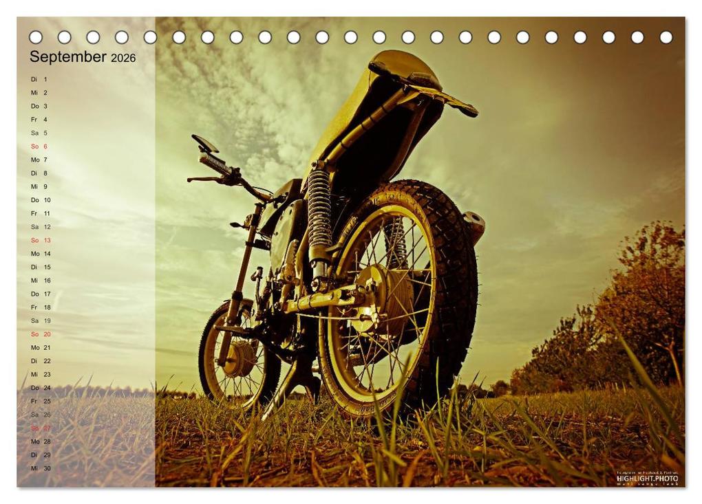 Weitere Ansicht: Simson S51 (Tischkalender 2026 DIN A5 quer), CALVENDO Monatskalender | Maxi Sängerlaub, Calvendo