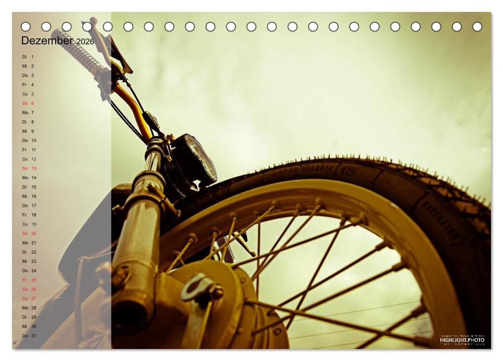 Weitere Ansicht: Simson S51 (Tischkalender 2026 DIN A5 quer), CALVENDO Monatskalender | Maxi Sängerlaub, Calvendo