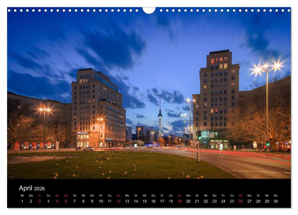 Weitere Ansicht: Die Blaue Stunde in Berlin (Wandkalender 2026 DIN A3 quer), CALVENDO Monatskalender | Fotoatelier Berlin, Calvendo