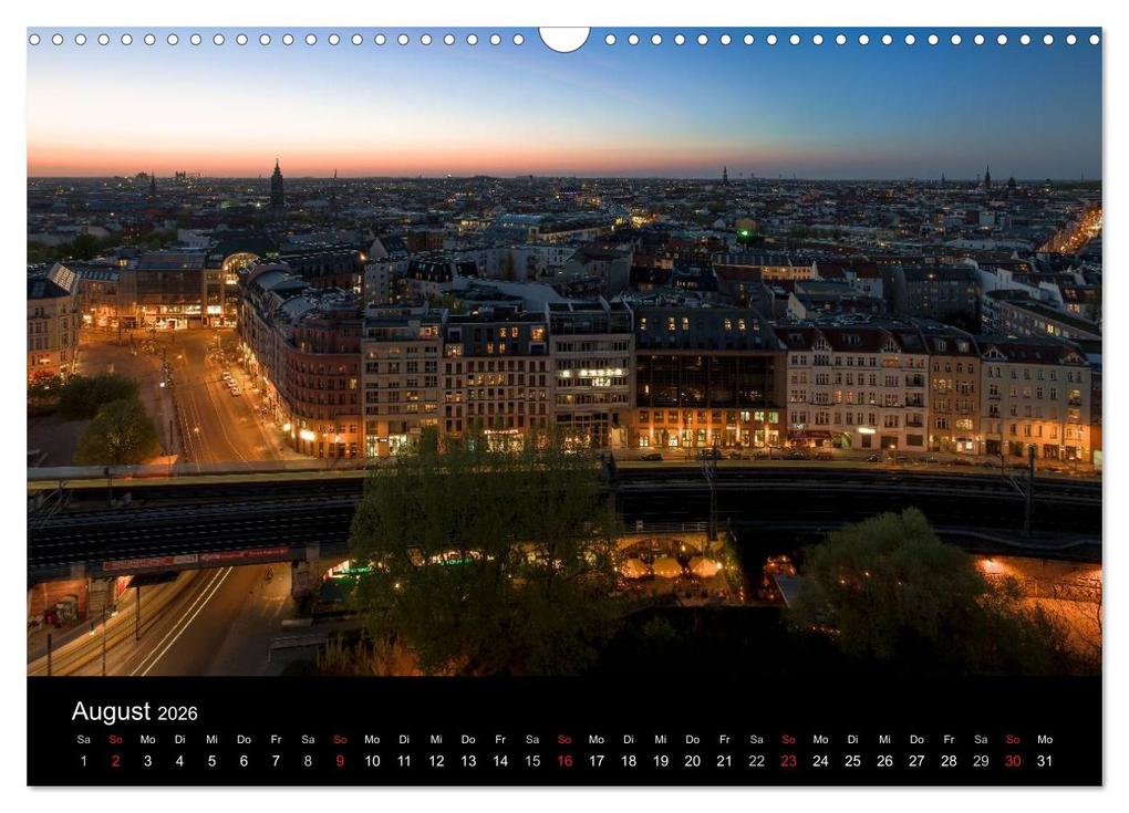 Weitere Ansicht: Die Blaue Stunde in Berlin (Wandkalender 2026 DIN A3 quer), CALVENDO Monatskalender | Fotoatelier Berlin, Calvendo