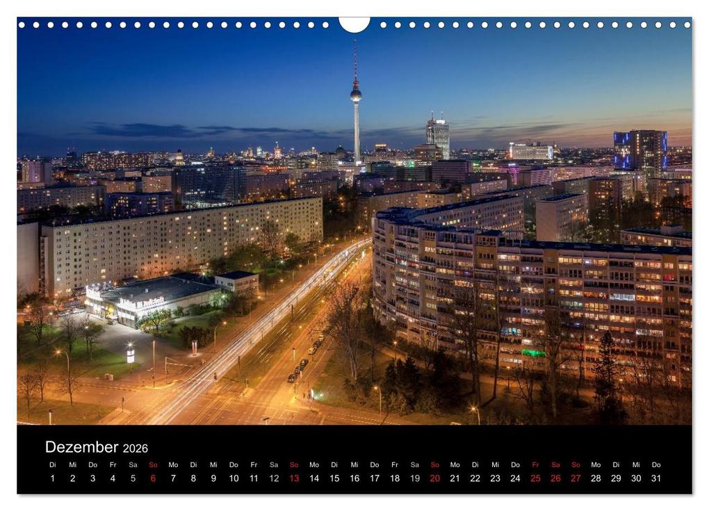 Weitere Ansicht: Die Blaue Stunde in Berlin (Wandkalender 2026 DIN A3 quer), CALVENDO Monatskalender | Fotoatelier Berlin, Calvendo