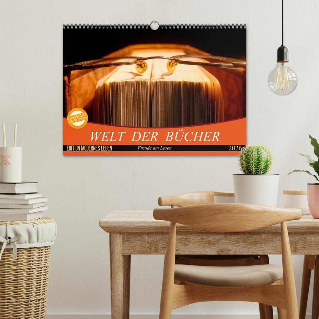 Weitere Ansicht: Welt der Bücher (Wandkalender 2026 DIN A3 quer), CALVENDO Monatskalender | Anette/Thomas Jäger, Calvendo