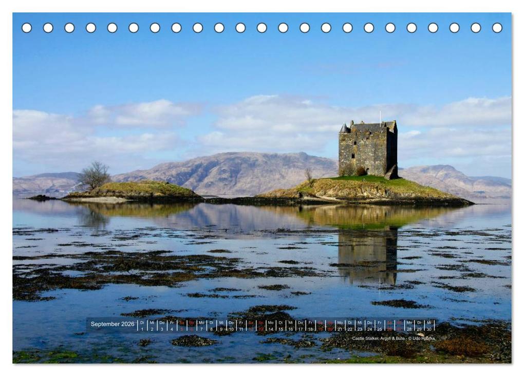 Weitere Ansicht: Faszination Schottland 2026 (Tischkalender 2026 DIN A5 quer), CALVENDO Monatskalender | Udo Haafke, Calvendo