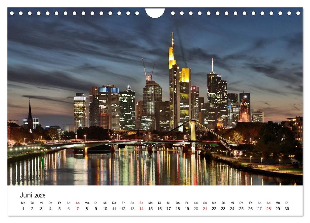 Weitere Ansicht: Frankfurt Skyline von Petrus Bodenstaff (Wandkalender 2026 DIN A4 quer), CALVENDO Monatskalender | Petrus Bodenstaff, Calvendo