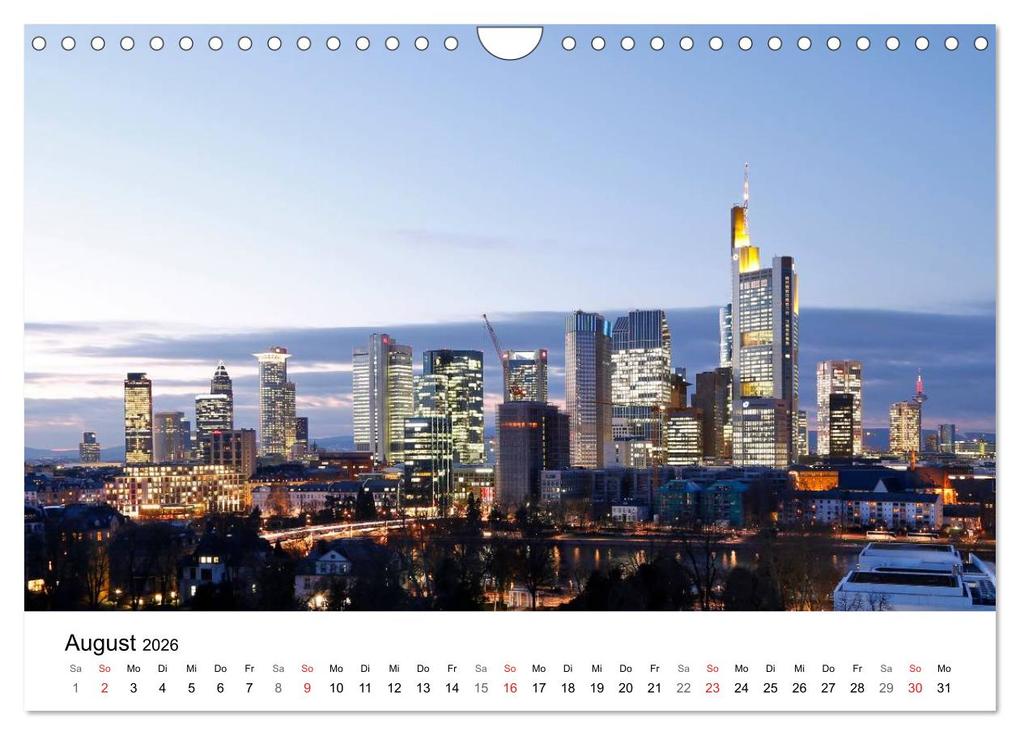 Weitere Ansicht: Frankfurt Skyline von Petrus Bodenstaff (Wandkalender 2026 DIN A4 quer), CALVENDO Monatskalender | Petrus Bodenstaff, Calvendo