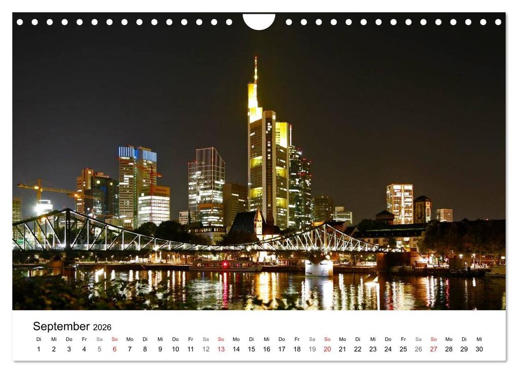 Weitere Ansicht: Frankfurt Skyline von Petrus Bodenstaff (Wandkalender 2026 DIN A4 quer), CALVENDO Monatskalender | Petrus Bodenstaff, Calvendo