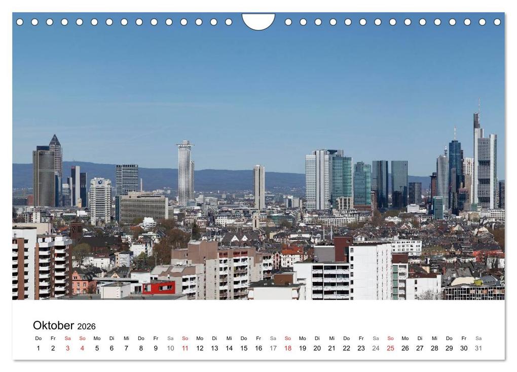 Weitere Ansicht: Frankfurt Skyline von Petrus Bodenstaff (Wandkalender 2026 DIN A4 quer), CALVENDO Monatskalender | Petrus Bodenstaff, Calvendo