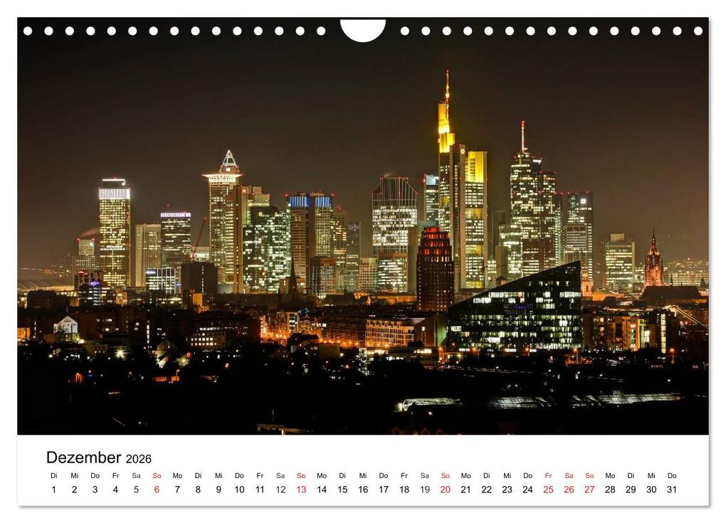 Weitere Ansicht: Frankfurt Skyline von Petrus Bodenstaff (Wandkalender 2026 DIN A4 quer), CALVENDO Monatskalender | Petrus Bodenstaff, Calvendo