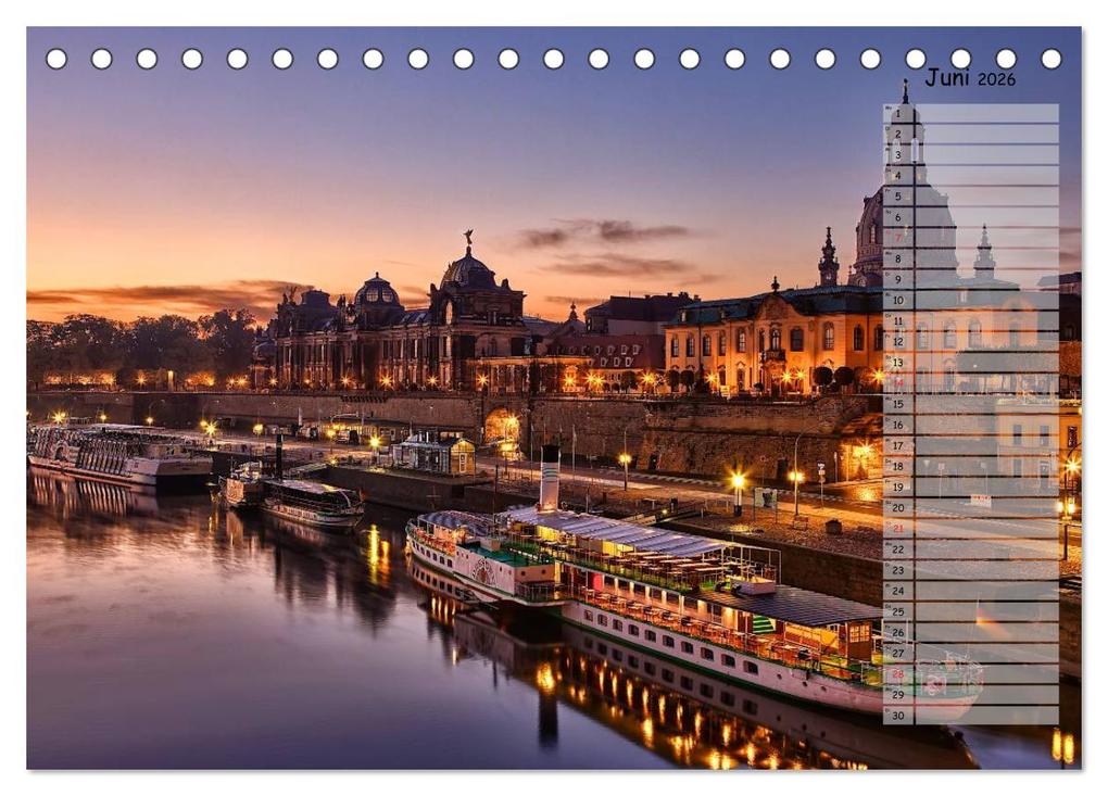 Weitere Ansicht: Dresden 2026 / Geburtstagskalender (Tischkalender 2026 DIN A5 quer), CALVENDO Monatskalender | Dirk Meutzner, Calvendo