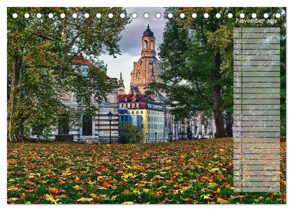 Weitere Ansicht: Dresden 2026 / Geburtstagskalender (Tischkalender 2026 DIN A5 quer), CALVENDO Monatskalender | Dirk Meutzner, Calvendo