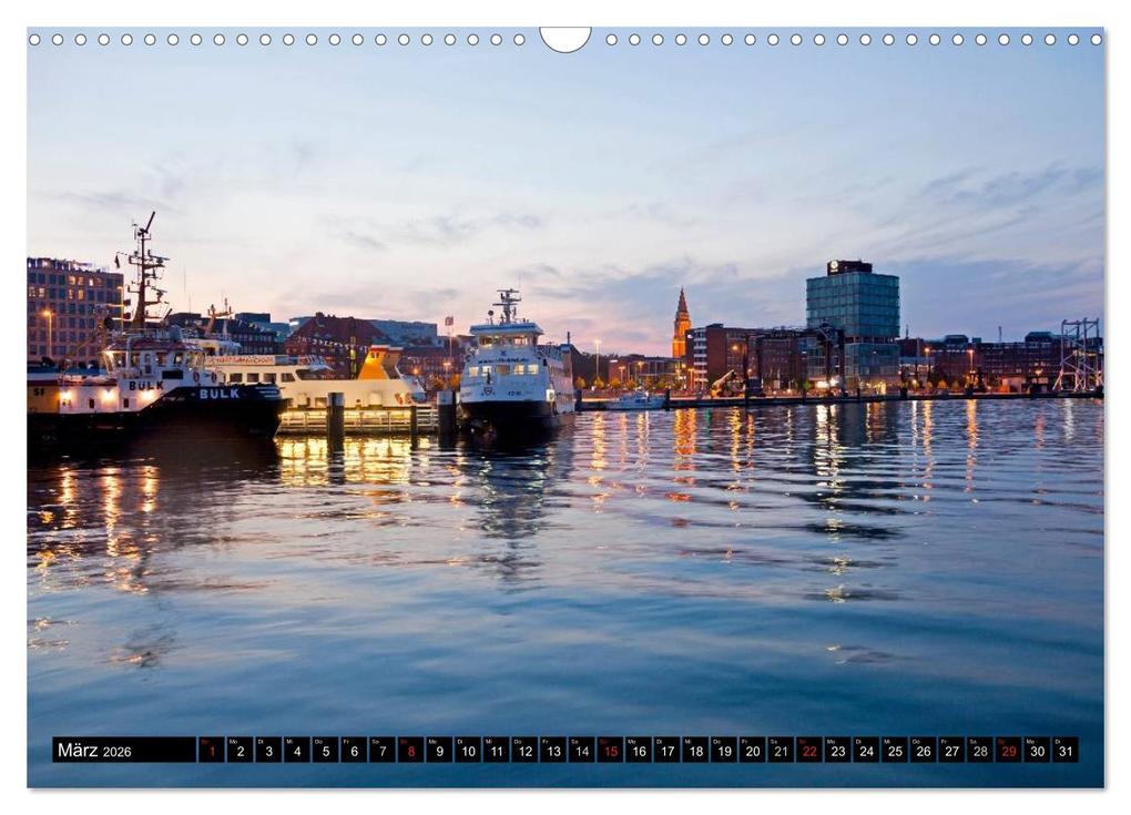 Weitere Ansicht: Landeshauptstadt Kiel (Wandkalender 2026 DIN A3 quer), CALVENDO Monatskalender | Peter Schickert, Calvendo