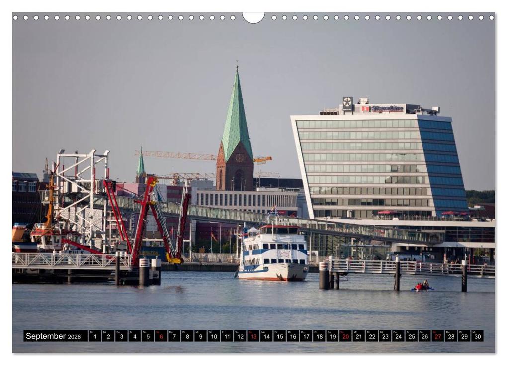 Weitere Ansicht: Landeshauptstadt Kiel (Wandkalender 2026 DIN A3 quer), CALVENDO Monatskalender | Peter Schickert, Calvendo