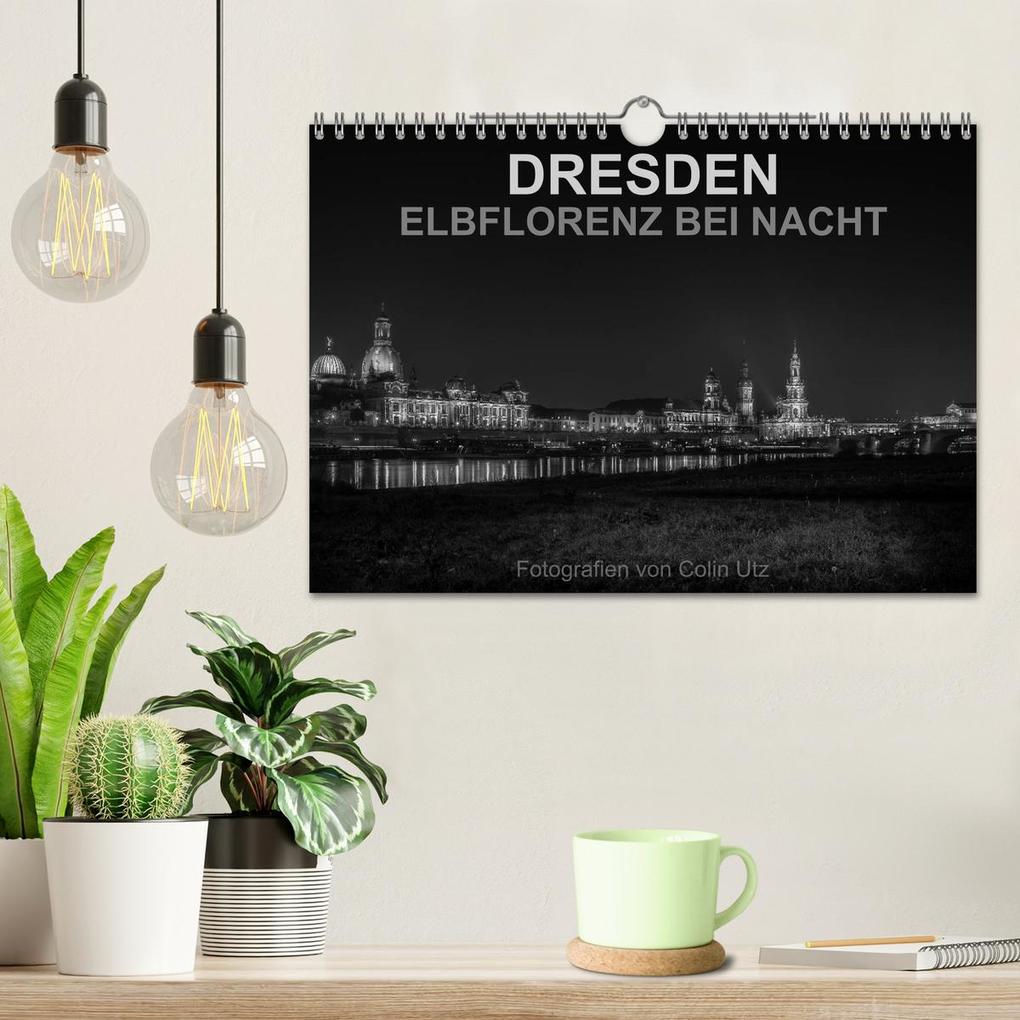 Weitere Ansicht: Dresden - Elbflorenz bei Nacht (Wandkalender 2026 DIN A4 quer), CALVENDO Monatskalender | Colin Utz, Calvendo