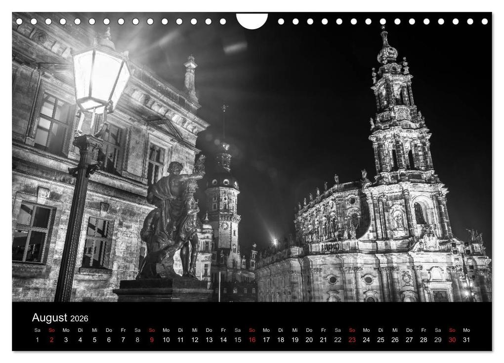 Weitere Ansicht: Dresden - Elbflorenz bei Nacht (Wandkalender 2026 DIN A4 quer), CALVENDO Monatskalender | Colin Utz, Calvendo