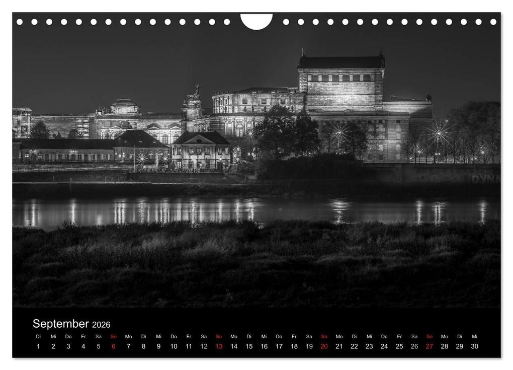 Weitere Ansicht: Dresden - Elbflorenz bei Nacht (Wandkalender 2026 DIN A4 quer), CALVENDO Monatskalender | Colin Utz, Calvendo