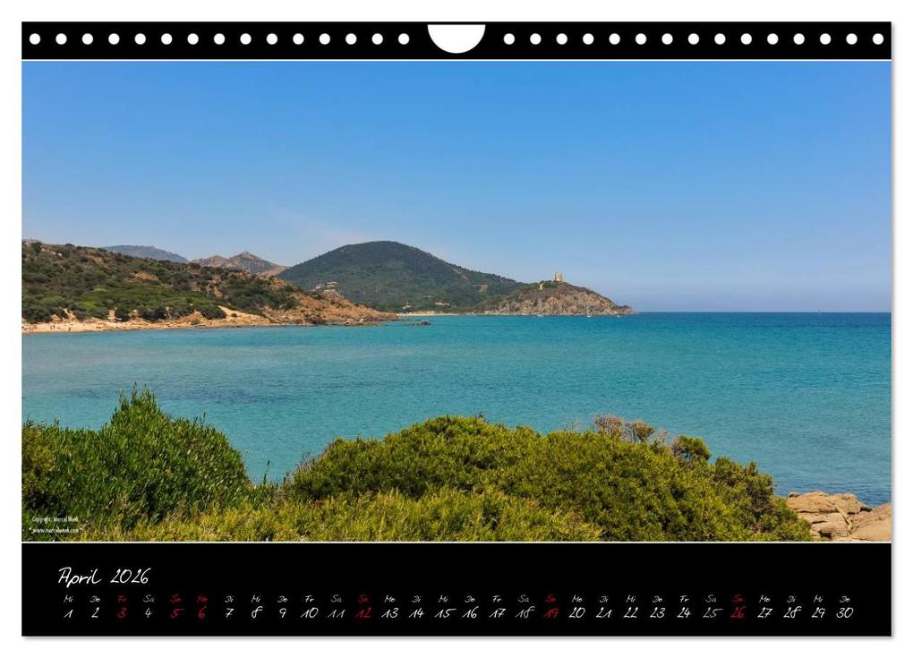Weitere Ansicht: Sardinien Panoramakalender / CH-Version (Wandkalender 2026 DIN A4 quer), CALVENDO Monatskalender | Marcel Wenk, Calvendo