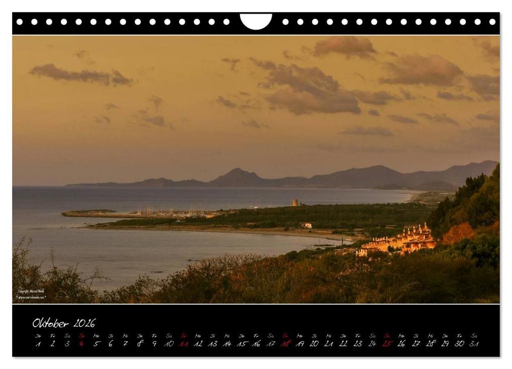 Weitere Ansicht: Sardinien Panoramakalender / CH-Version (Wandkalender 2026 DIN A4 quer), CALVENDO Monatskalender | Marcel Wenk, Calvendo