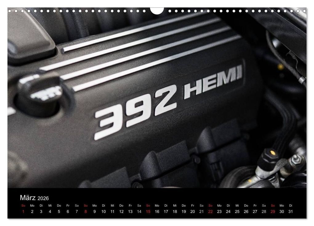 Weitere Ansicht: Dodge Challenger SRT8 (Wandkalender 2026 DIN A3 quer), CALVENDO Monatskalender | Andre Xander, Calvendo