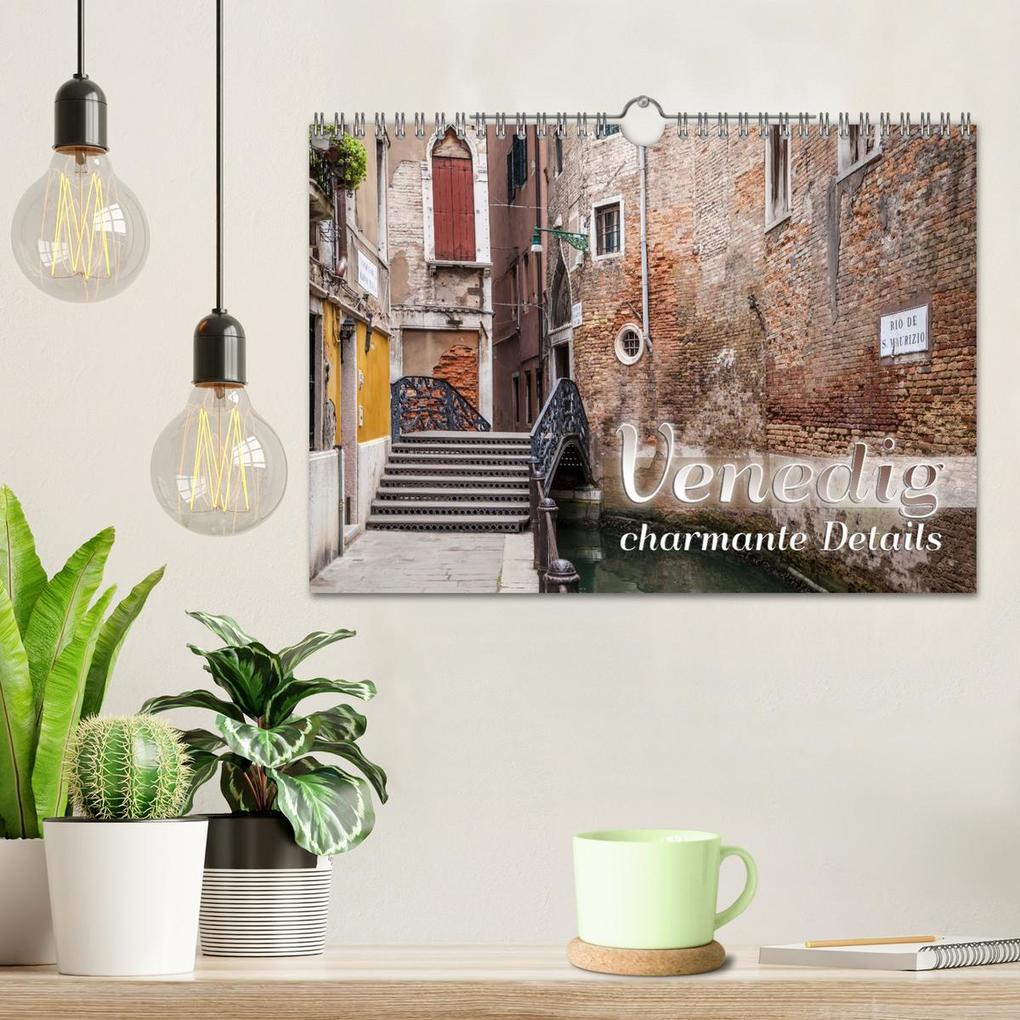 Weitere Ansicht: VENEDIG charmante Details (Wandkalender 2026 DIN A4 quer), CALVENDO Monatskalender | Melanie Viola, Calvendo