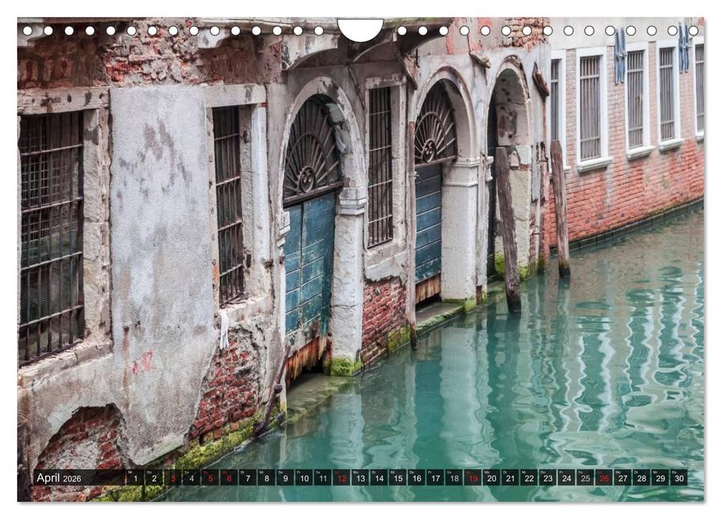 Weitere Ansicht: VENEDIG charmante Details (Wandkalender 2026 DIN A4 quer), CALVENDO Monatskalender | Melanie Viola, Calvendo