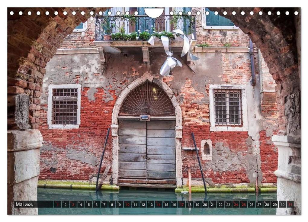 Weitere Ansicht: VENEDIG charmante Details (Wandkalender 2026 DIN A4 quer), CALVENDO Monatskalender | Melanie Viola, Calvendo