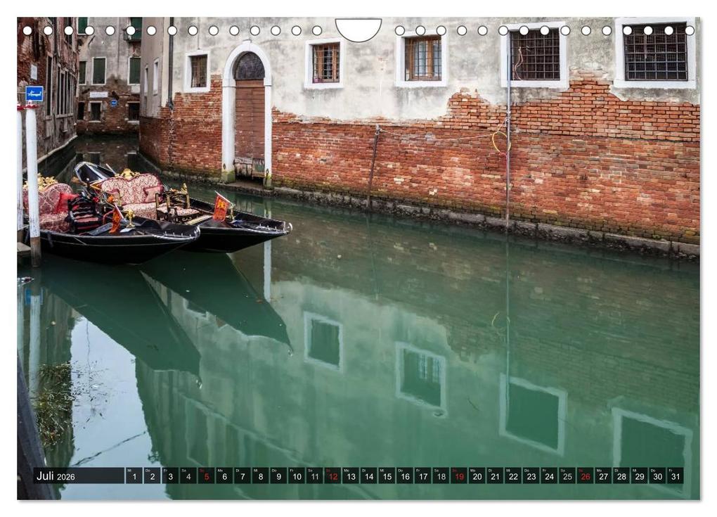 Weitere Ansicht: VENEDIG charmante Details (Wandkalender 2026 DIN A4 quer), CALVENDO Monatskalender | Melanie Viola, Calvendo