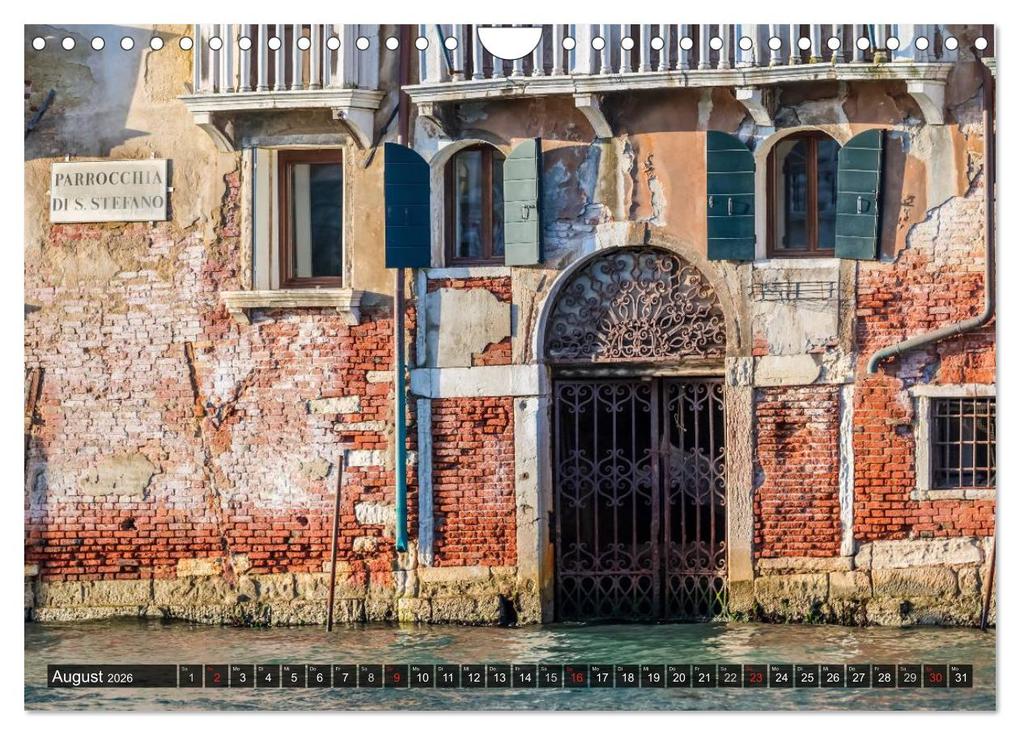 Weitere Ansicht: VENEDIG charmante Details (Wandkalender 2026 DIN A4 quer), CALVENDO Monatskalender | Melanie Viola, Calvendo