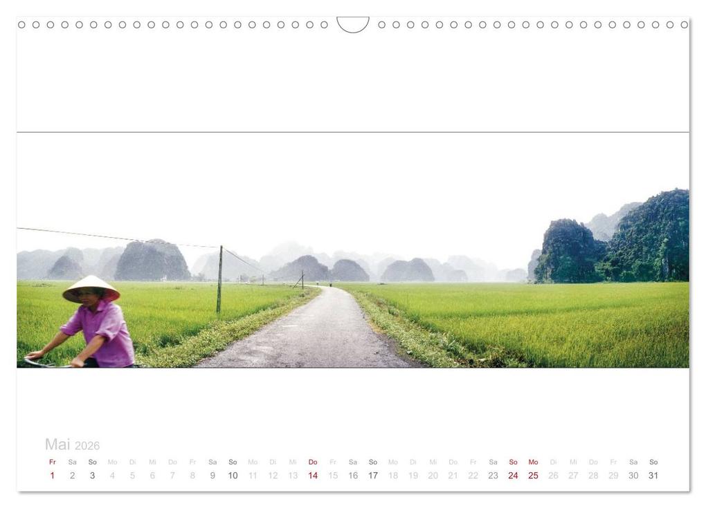 Weitere Ansicht: Vietnam Panorama (Wandkalender 2026 DIN A3 quer), CALVENDO Monatskalender | studio visuell photography, Calvendo
