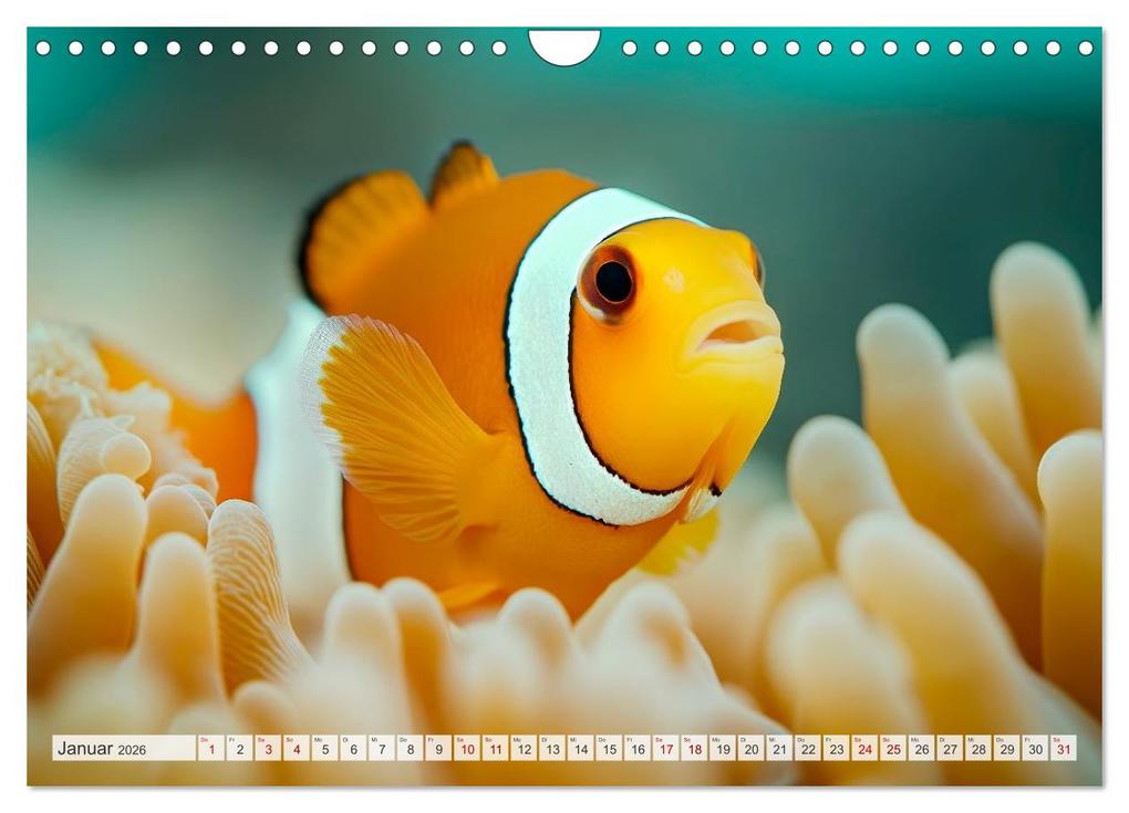Weitere Ansicht: OZEANWELTEN Faszination Meerestiere (Wandkalender 2026 DIN A4 quer), CALVENDO Monatskalender | Melanie Viola, Calvendo