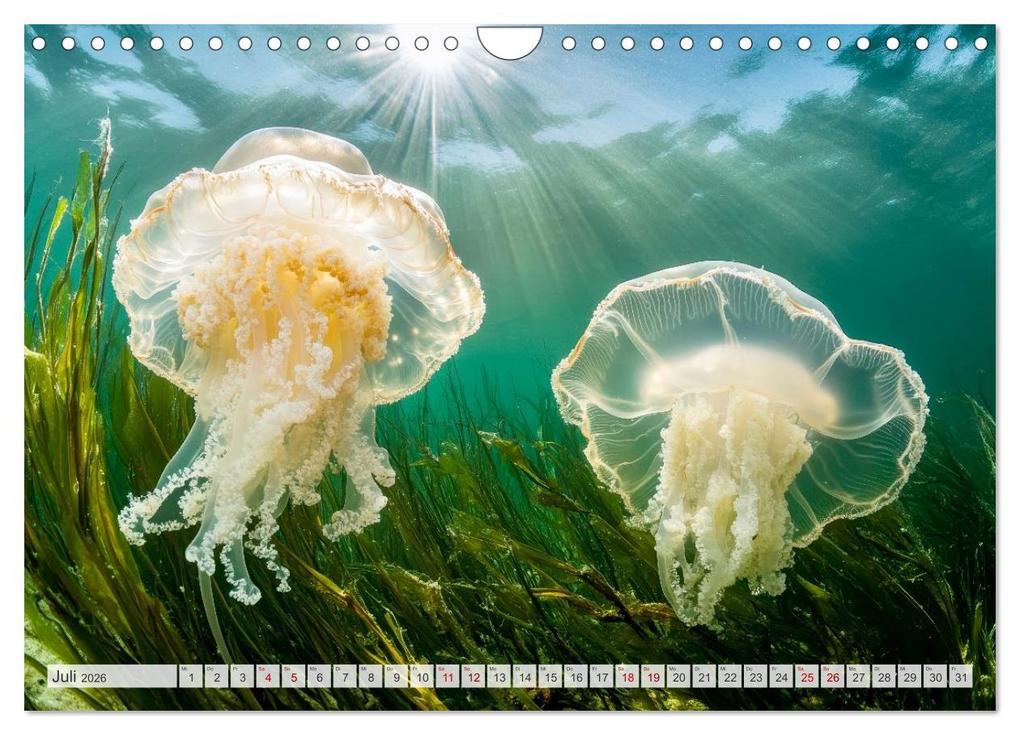 Weitere Ansicht: OZEANWELTEN Faszination Meerestiere (Wandkalender 2026 DIN A4 quer), CALVENDO Monatskalender | Melanie Viola, Calvendo